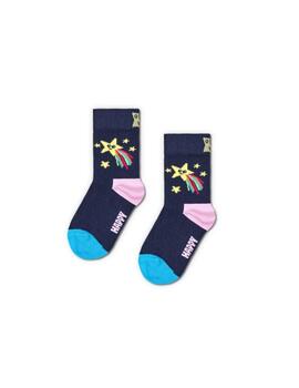 Calcetín Happy Socks K 2-Pack Shooting Star Negro