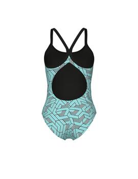 Bañador Arena Swim Escape Verde/Negro