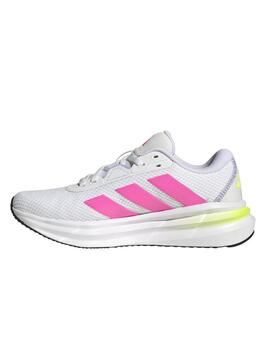 Zapatilla Adidas W Galaxy 7 Blanco/Rosa/Fluor