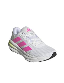 Zapatilla Adidas W Galaxy 7 Blanco/Rosa/Fluor