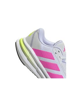 Zapatilla Adidas W Galaxy 7 Blanco/Rosa/Fluor