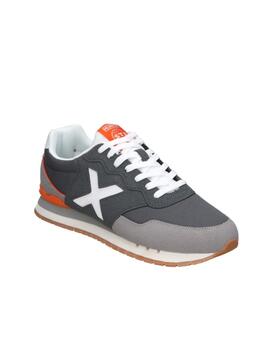 Zapatilla Munich M Dash 251 Gris/Blanco/Naranja