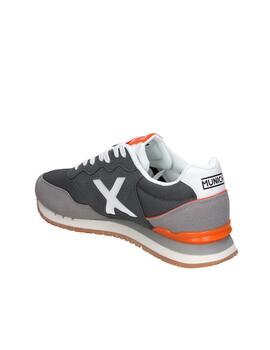 Zapatilla Munich M Dash 251 Gris/Blanco/Naranja