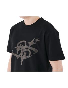 Camiseta Project X Paris Negra Logo Marron