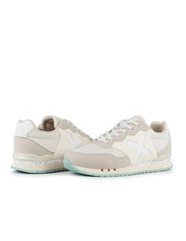 Zapatilla Munich Dash WMN 246 Beige/Blanco