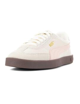 Zapatilla Puma Club II Era Beige y Rosa para mujer