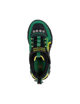 Zapatilla Skechers K Lights Adventure Track GNBK