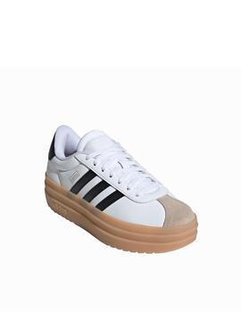 Zapatilla Adidas J VL Court Bold Blanco/Negro