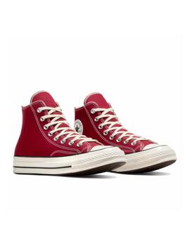 Zapatilla Converse Chuck 70 Alta Lona Grana/Egret