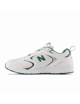 Zapatilla New Balance W 408T Blanco/Verde