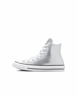 Zapatilla Converse AS Alta Metallic GS Plata