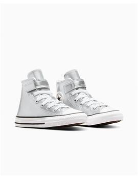 Zapatilla Converse AS Alta Metallic PS Plata