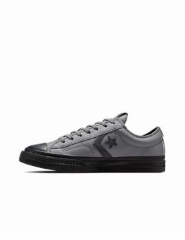 Zapatilla Converse M Star Player 76 Lea Gris/Negro