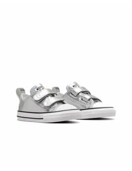 Zapatilla Converse AS 2V Baja Metallic Bebé Plata