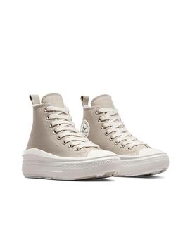 Zapatilla Converse W Move Alta Lona Beige