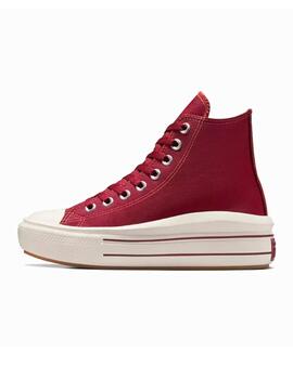 Zapatilla Converse W Move Alta Retro Granate/Egret