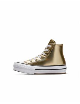 Zapatilla Converse Plat EVA Metallic PS Oro