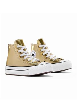 Zapatilla Converse Plat EVA Metallic PS Oro