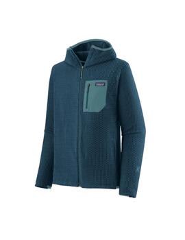 Chaqueta Patagonia M R1 Air FZ Hoodie Verde