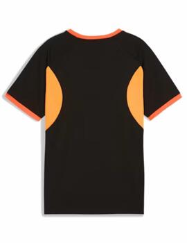 Camiseta Puma Jr IndividualLIGA Graphic Negra