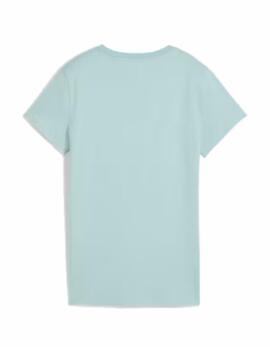 Camiseta Puma W ESS Elevated Verde Menta