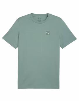 Camiseta Puma M Ess Elevated Verde