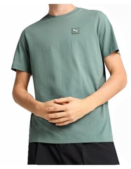 Camiseta Puma M Ess Elevated Verde