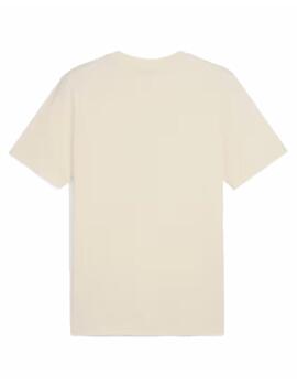 Camiseta Puma M Ess Elevated Beige