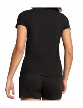 Camiseta Puma W Ess Elevated Negra