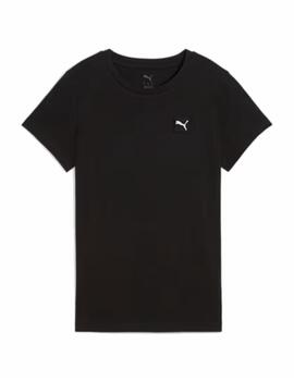 Camiseta Puma W Ess Elevated Negra