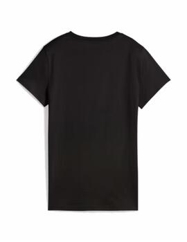 Camiseta Puma W Ess Elevated Negra