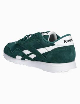 Zapatilla Reebok M Classic Nylon Verde/Blanco