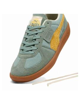 Zapatilla Puma Palermo Weathered M Verde/Mostaza