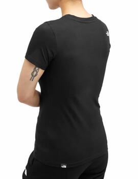 Camiseta TNF WM Simple Dome Slim Negro