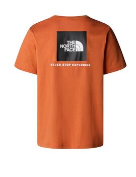 Camiseta The North Face MN Box NSE Naranja para hombre