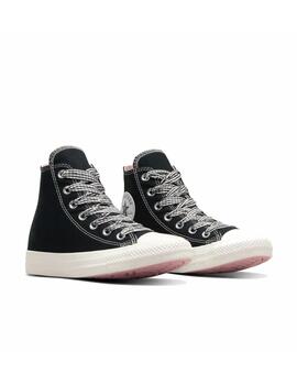 Zapatilla Converse AS Alta Lona Gingham Negro