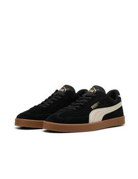 Zapatilla Puma M Club II Era Suede Negro/Crudo