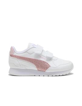 Zapatilla Puma K ST Runner v4 SL Glitter V Bl/Rosa