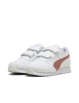 Zapatilla Puma K ST Runner v4 SL Glitter V Bl/Rosa