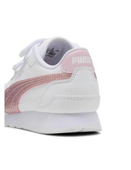 Zapatilla Puma K ST Runner v4 SL Glitter V Bl/Rosa