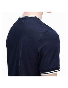 Camiseta Fred Perry M Twin Tipped Marino