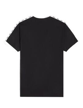 Camiseta Fred Perry M Taped Ringer negro para hombre