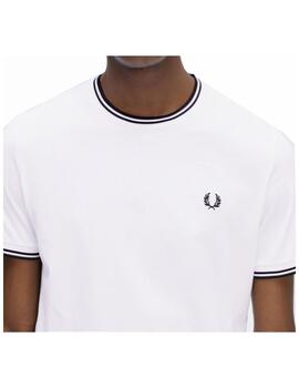 Camiseta Fred Perry M Twin Tipped Bl