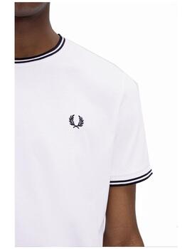 Camiseta Fred Perry M Twin Tipped Bl