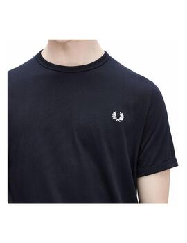 Camiseta Fred Perry M Ringer Marino