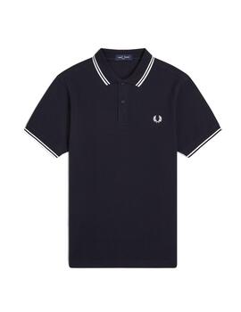 Polo Fred Perry M Twin Tipped Marino