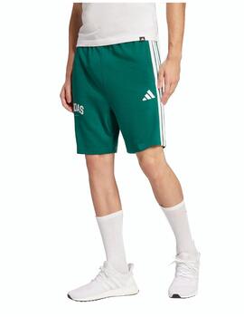 Bermuda Adidas M 3S Verde/Blanco