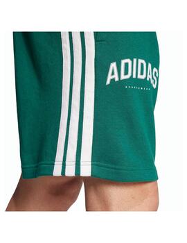 Bermuda Adidas M 3S Verde/Blanco