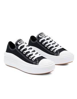 Zapatilla Converse W Move Baja Lona Negro