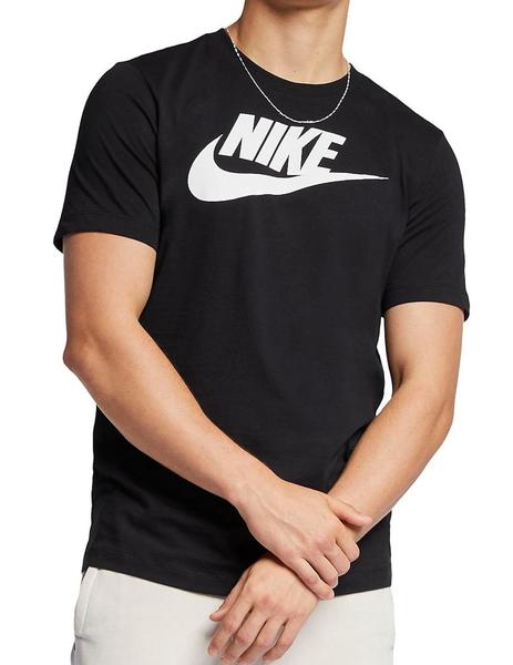 explique granizo Arne Camiseta Nike Sportswear Hombre Negro y Blanco